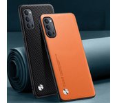 Funda de cuero PU de lujo para OPPO Reno 4 Pro 4Z 5G, carcasa trasera mate de silicona protectora para OPPO Reno4 Z 4Pro Coque Reno 4 Pro 5G púrpura