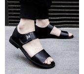 Sandalias de verano para hombre, suela suave, antideslizantes, zapatos de moda para playa para hombre, zapatos planos cómodos, sandalias romanas de gladiador de talla grande 38