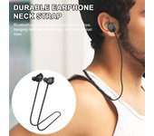 Cuerda antipérdida para Galaxy Buds FE Correa para el cuello antipérdida Cómoda resistente al desgaste Cordón impermeable para auriculares azul