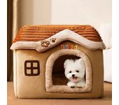 Casa plegable para gatos, casa para mascotas impermeable para exteriores, para perros pequeños, gatitos, cachorros, cueva nido con almohadilla para mascotas, cama para perros y gatos, suministros de tienda de campaña S