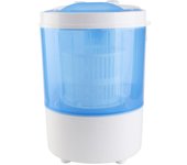 Lavadora portátil pequeña, mini lavadora compacta de una sola tina con cesto para centrifugado, manguera de drenaje para