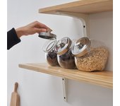 3 mini tarros de cristal para dulces, tarros de galletas, botes de cocina, tarros de cristal para dulces, joyas, piedras preciosas, caja de almacenamiento con tapa, perfecto para dulces de chocolate