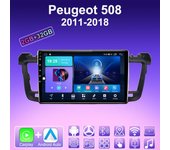 Radio para coche con Android Carplay de 2 DIN para Peugeot 508 2011-2018, reproductor multimedia, unidad principal, navegación GPS estéreo, BT, WIFI, 2 + 32 GB 1+16GB