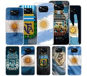 Funda blanda con bandera de Argentina para Xiaomi Poco X3 NFC X4 M4 Pro M3 M2 F3 F2 F1 Mi Note 10 Lite A3 A2 A1 Xiaomi Poco X3