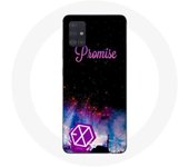 Coque pour Samsung Galaxy A71 Exo Groupe K-pop Logo Chanson Promise