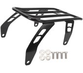 Portaequipajes trasero para motocicleta, construcción de acero, soporte de carga trasera de repuesto para Indian