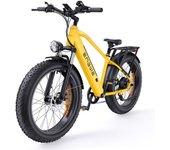 Bicicleta eléctrica ENGWE E26 de 26 pulgadas, motor de 250 W, batería de 48 V y 16 Ah, asiento con amortiguación, neumáticos anchos de 4.0 pulgadas, bicicleta eléctrica de montaña. negro