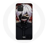 Coque maniacase pour Samsung Galaxy A03 Tokyo Ghoul Kaneki Ken Masque Japonais Anime