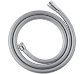 Manguera de ducha para grifo Sanei de la empresa SANEI, color plateado. Compatible con la mayoría de fabricantes. Adaptador lateral para grifo incluido. Fabricado en Japón. (nombre anterior plata