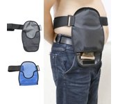Funda para bolsa de ostomía, cómoda, ajustable, antideslizante, funda para bolsa de estoma, funda Universal para bolsa de ostomía, funda para colostomía para mujeres y hombres azul