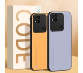 Funda de teléfono de cuero PU liso para Xiaomi Redmi 10 10A 10C 9C NFC 9A 9T Funda protectora de silicona mate para Redmi Note 11s 11 Pro cubierta de parachoques a prueba de golpes Redmi Note 11 Pro 5G negro