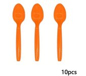 Un juego de vajilla desechable para niños, plato de papel de Halloween, pañuelos de papel, decoración de ambiente de fiesta 10pcs