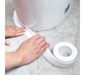 1 unidad, cinta de sellado para lavabo de ducha de baño, pegatina de pared impermeable autoadhesiva de PVC para baño, lavabo, bañera, inodoro Brown 3.2M * 3.8cm