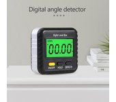 Medidor de buscador de ángulo Digital, miniinclinómetro de transportador Digital de 360 ​​grados, cubo de ángulo magnético without air bubbles negro