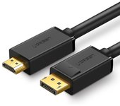 Ugreen 4K DisplayPort to HDMI Cable, High-Speed 32 AWG, 1.5m, Black (Model DP101)