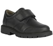 Zapatos escolares de cuero Shaylax de Geox para niños 11 UK negro