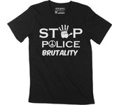 Camiseta ULTRABÁSICA para hombre Stop Police Brutality Black Lives Matter BLM Movement Tee XS negro
