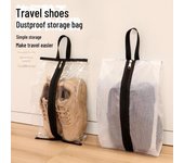 Bolsa transparente para guardar zapatos a prueba de humedad: Funda antipolvo para zapatillas y botas de viaje, resistente al moho y con cremallera mesh small size 22*9*35cm