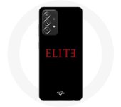 Coque pour Samsung Galaxy A33 5G Elite Saison 5 Logo Rouge Fond Noir
