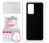 apgo Protective Skin Sticker for the back compatible with Realme GT Neo 3T, Wrap Film, Foil, Vinyl - Pattern Matte Black