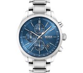 Hugo Boss Reloj Grand Prix para hombre, esfera azul y plateado, 1513478