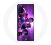 Coque pour Samsung Galaxy A41 BTS TinyTAN Animation Affiche RM Jin Suga J-Hope Jimin V Et Jungkook M