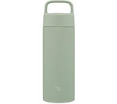 Botella de agua Zojirushi Mahobin de acero inoxidable (500 ml), apta para lavavajillas, sin costuras, solo 2 puntos de cuidado, verde (SM-RS50-GA) verde