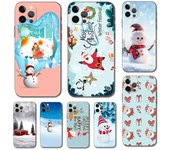 Linda funda de teléfono navideña para iPhone Samsung Galaxy Redmi Xiaomi Oppo OnePlus Note SA 7 8 9 10 11 12 13 14 20 21 22 23 53 54 Pro Max Ultra TPU suave iPhone 6 or 6S