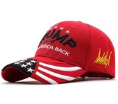 Gorra de béisbol ajustable para hombre y mujer, gorra Snapback ajustable, sombrero para el sol con Bordado de letras TRUMP, gorras de béisbol de Hip Hop de algodón para exteriores 54-60cm