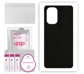 apgo Protective Skin Sticker for the back compatible with Xiaomi Mi 11i, Wrap Film, Foil, Vinyl - Pattern Matrix