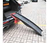 Alfombrilla plegable para rampa para perros, cojín portátil compacto para escaleras de coche para cachorros y gatos, almohadilla fácil de usar