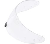 Protector de visera para lente de casco Protector de viento para motocicleta Protector de visera para lente de casco Protector facial completo Compatible con HJC I70 I10 marrón