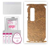 apgo Protective Skin Sticker for the back+sides compatible with Xiaomi Mi 10 Ultra, Full Wrap Film, Foil, Vinyl - Pattern Rusty Copper