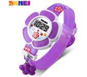 Reloj SKMEI para niños, relojes digitales electrónicos para niños, reloj de pulsera deportivo de silicona para niño y niña, reloj Digital de silicona rojo