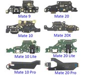 Puerto de carga USB, Conector de base, placa de carga, Cable flexible para Huawei Mate 9 10 20 30 Lite Pro Mate 30 Original