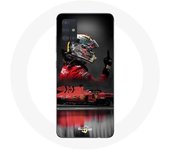 Coque pour Samsung Galaxy A71 Formule 1 Sebastian Vettel Pilote automobile F1 Rouge
