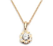 Les Trésors De Lily [M8896] - Collar chapado en oro 'Love' oro blanco - 13 mm oro