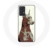 Coque Maniacase pour pour Samsung Galaxy A32 4G Doberman Race de chiens