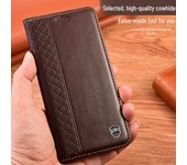 Funda de piel auténtica con tapa para Samsung Galaxy A55 para A54, A52S, A51, A50, A35, A25, F34 Samsung A53 5G
