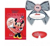 Disney Juego de fiesta de Minnie Mouse One Size azul/rojo