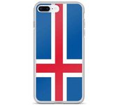 Coque Télephone Drapeau Islande - iPhone 7 Plus