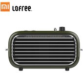 Lofree-altavoz BT con sonido Retro, caja de sonido inalámbrica portátil, graves, Radio FM, reproductor de Audio, Mini reproductor de MP3 recargable, 2000mAh azul