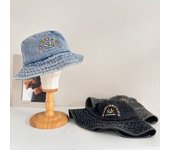 Sombrero de pescador de mezclilla vieja lavada para hombres y mujeres, sombrilla de primavera y verano, protección solar, sombrero de sol de ala ancha, sombrero de lavabo para ocio al aire libre M（56-58cm） negro