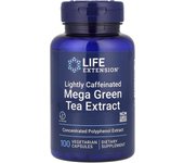 Life Extension, Mega Green Tea Extract, bajo contenido de cafeína, 100 cápsulas vegetales