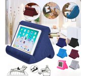 Soporte multifuncional para tableta y teléfono, tipo almohada de lectura para iPad y tableta. verde