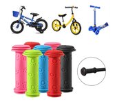 Mangos rojos, bicicletas para niños negras de goma, duraderas color rosa