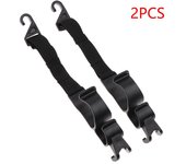 2 piezas de gancho para vehículo eléctrico, batería de coche, gancho pequeño sin perforaciones, gancho para casco delantero de bicicleta y motocicleta