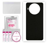 apgo Protective Skin Sticker for the back compatible with Cubot Note 10, Wrap Film, Foil, Vinyl - Pattern Matrix