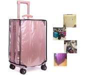 Funda transparente para equipaje, impermeable, de plástico, para maletas y bolsos, funda para equipaje de viaje 18 inch