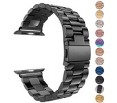 Correa de acero inoxidable para Apple watch band 38mm 40mm 42mm Metal WatchBand 42mm 44mm 45mm pulsera deportiva para iWatch series 7/6/SE/5/4/3/2 38mm or 40mm or 41mm
